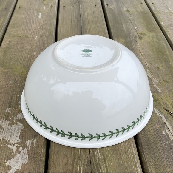 As Is**Portmeirion Botanic Garden Sovereign Shape 10” Salad Bowl Made in Britain - Picture 15 of 15